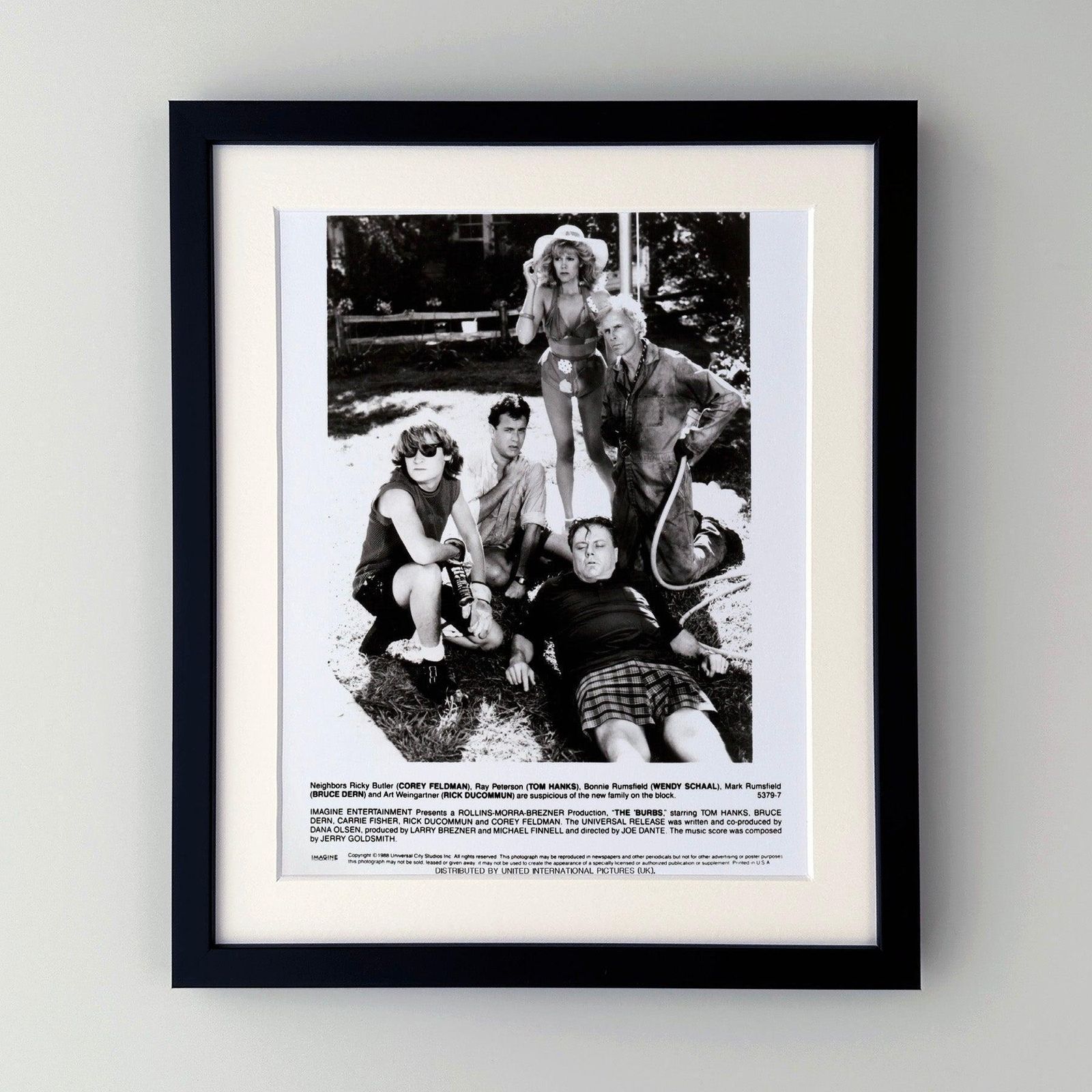 Photographie de presse encadrée, The Burbs, 1989 photo furniture