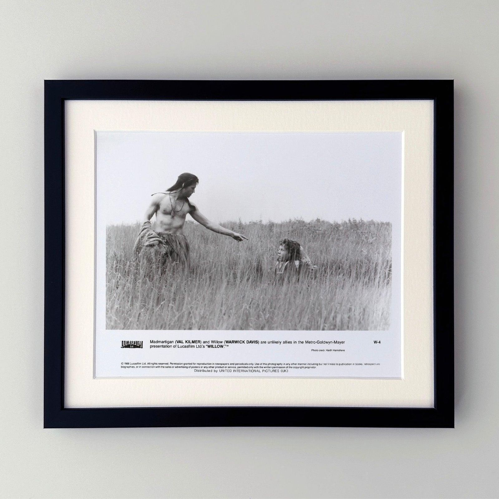 Willow 1988 Publiciteitsfoto Film Movie Press Still, ingelijst photo furniture