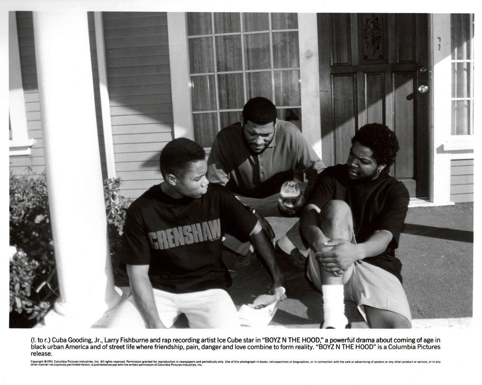 Photo de presse originale encadrée, Boyz N The Hood, 1991 photo vinterior