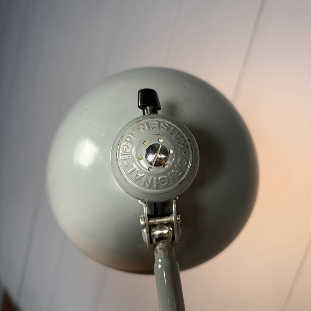 Grijze Twee Armige Kaiser Idell Klemlamp Model 6726 photo buy