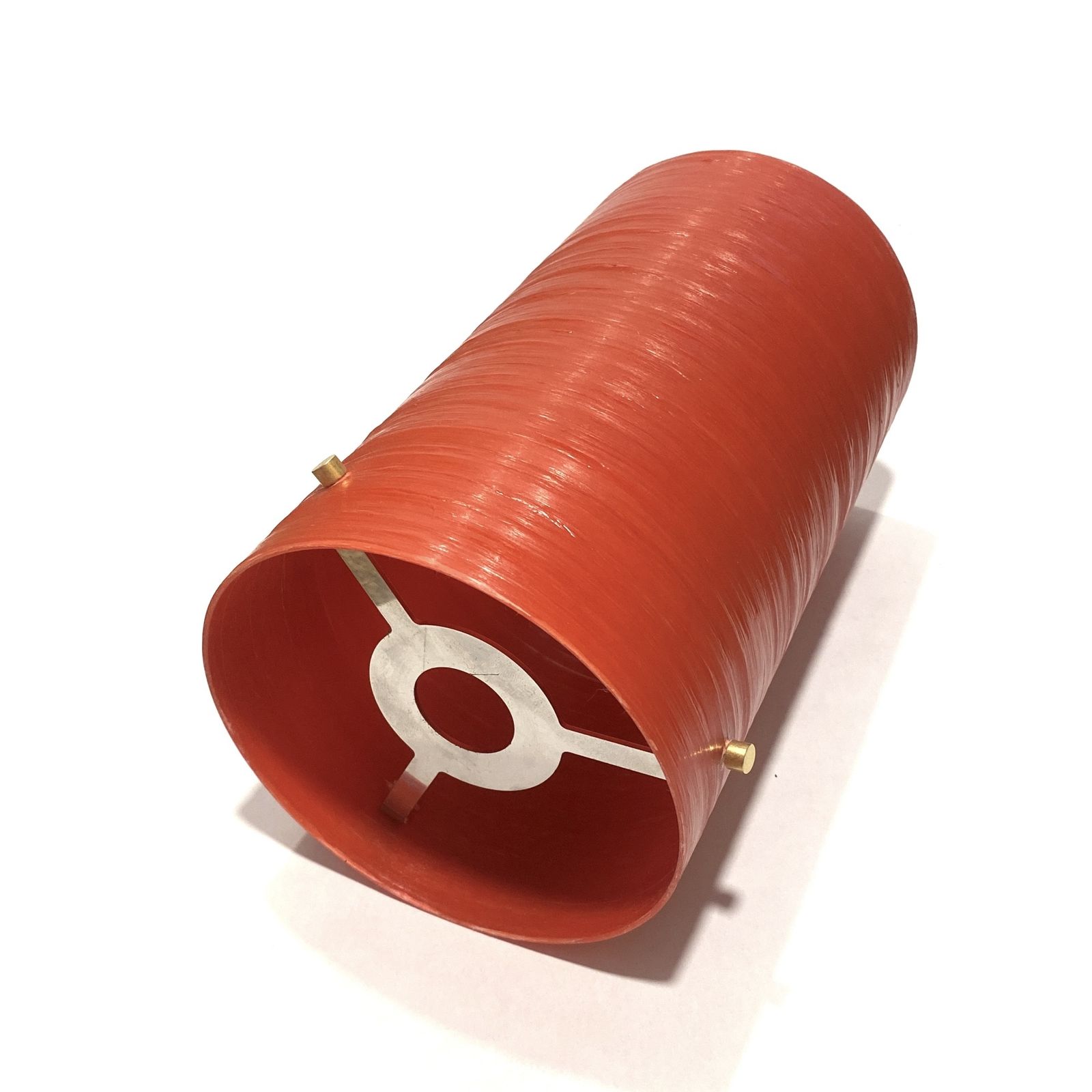 Royplast Spun Fibreglass Lamp Shade (9" X 5") In Red, Lamp Or Ceiling Lampshade photo Lighting