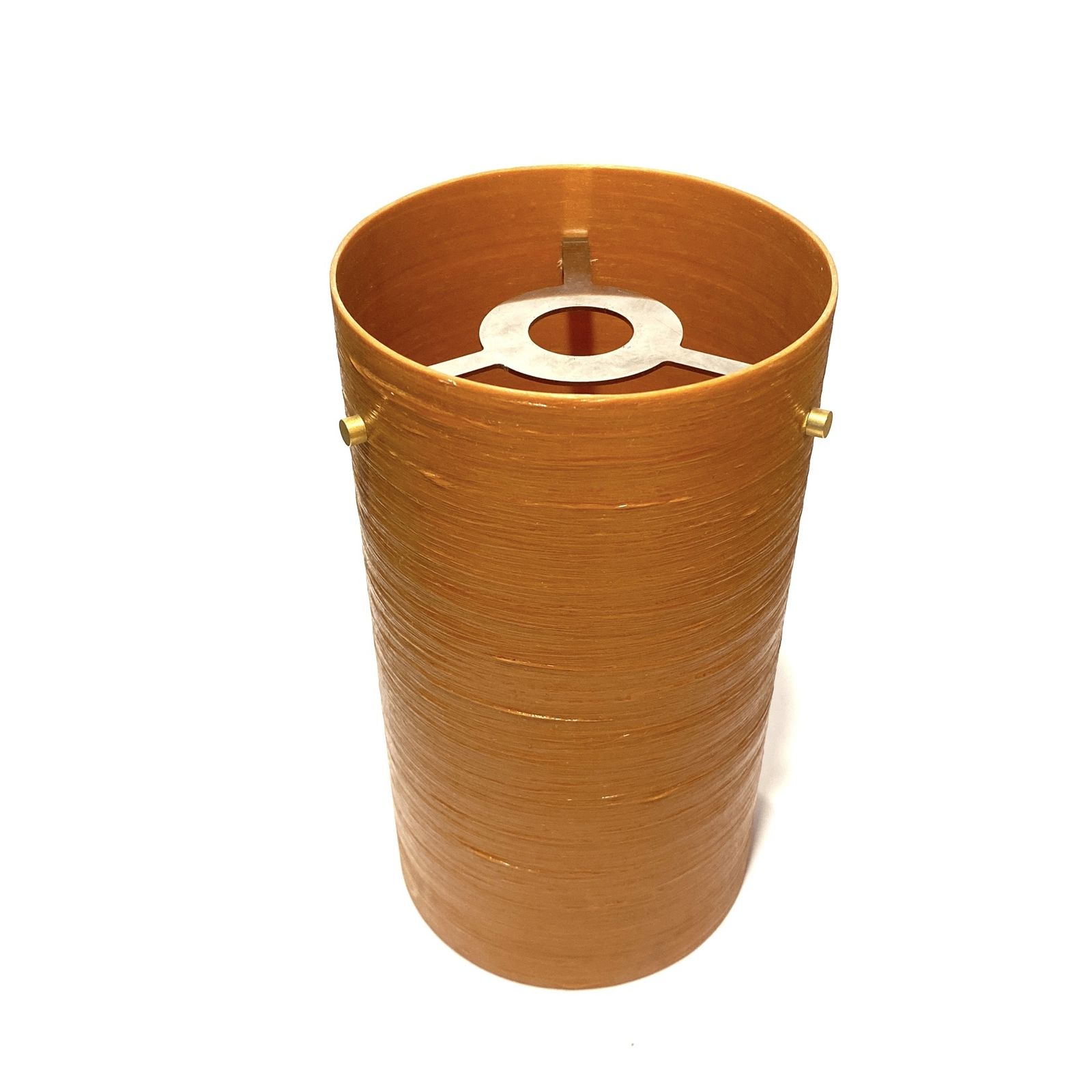 Royplast Spun Fibreglass Lamp Shade (9" X 5") In Orange, Lamp Or Ceiling Lampshade photo for sale