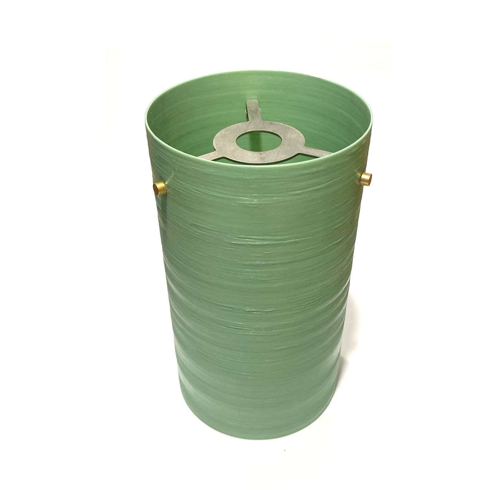 Royplast Spun Fibreglass Lamp Shade (9" X 5") In Mint Green, Lamp Or Ceiling Lampshade photo for sale