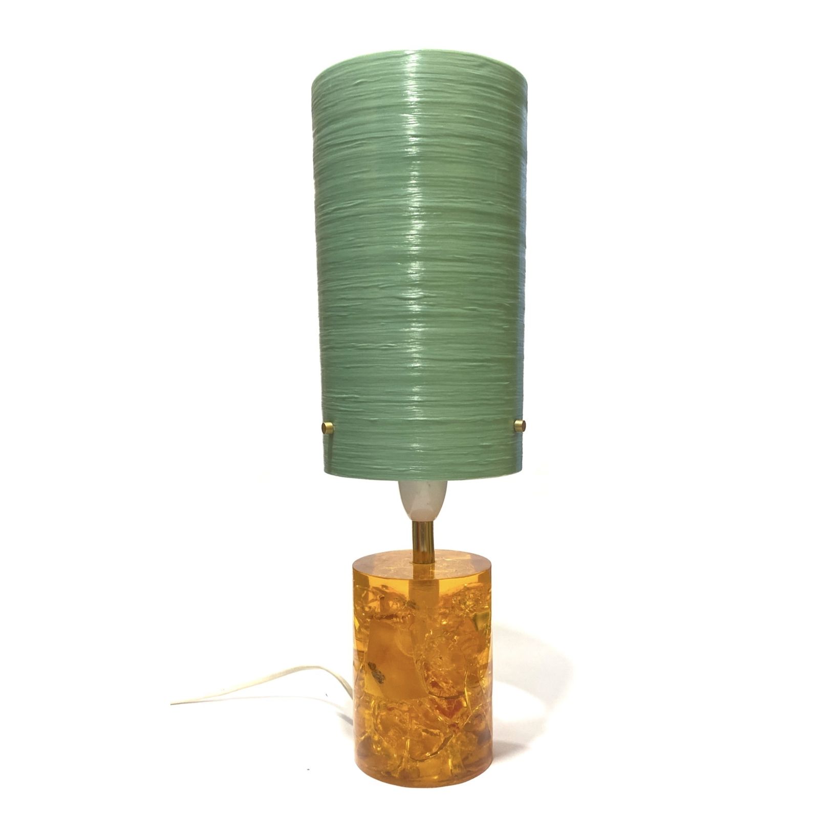 Royplast Spun Fibreglass Lamp Shade (9" X 5") In Mint Green, Lamp Or Ceiling Lampshade photo Lighting