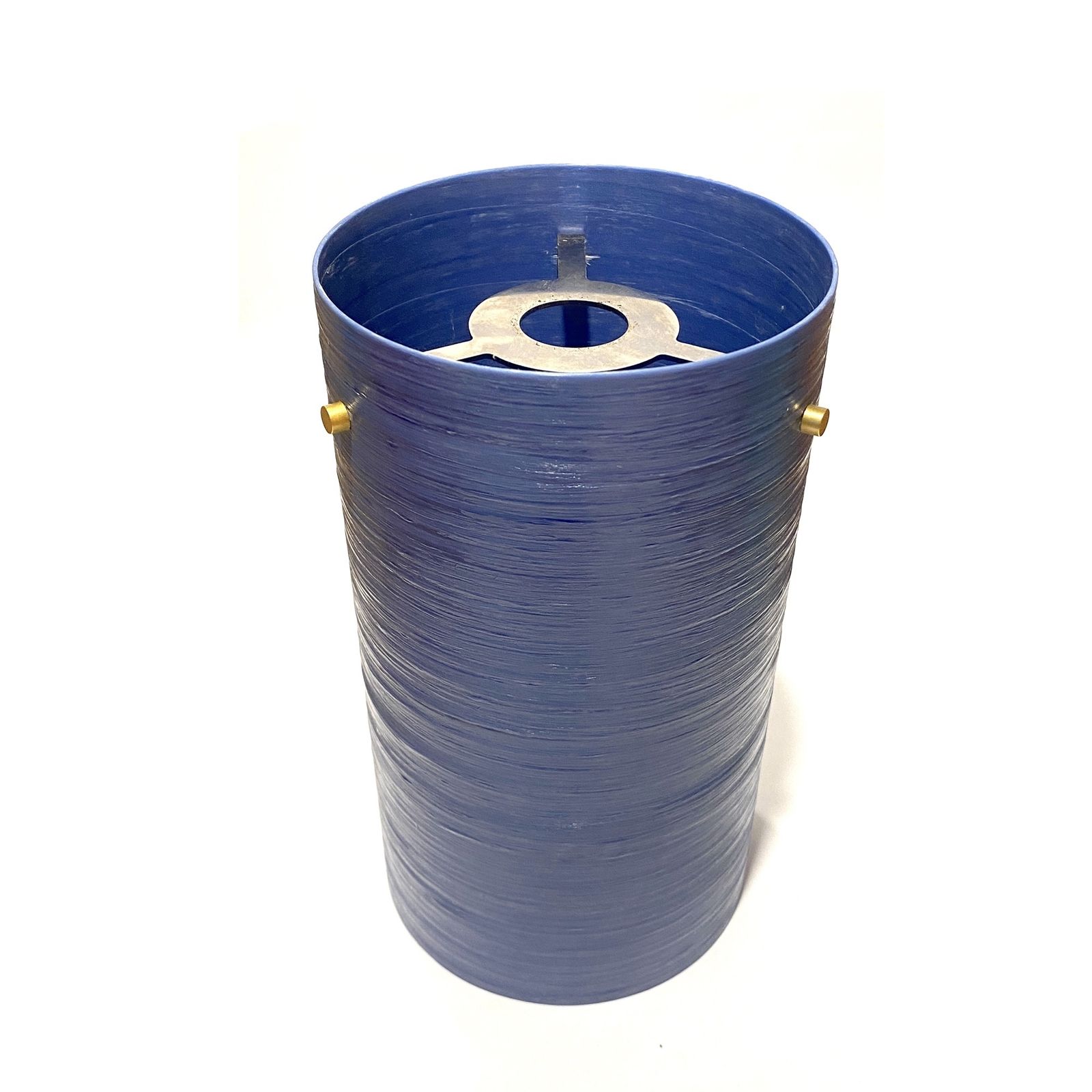 Royplast Spun Fibreglass Lamp Shade (9" X 5") In Blue, Lamp Or Ceiling Lampshade photo for sale