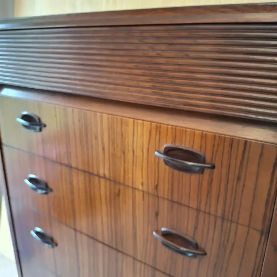 Fab Vintage June 1963 Elliotts Of Newbury Eon Tallboy Teak Chest Of 7 Drawers photo 650.0