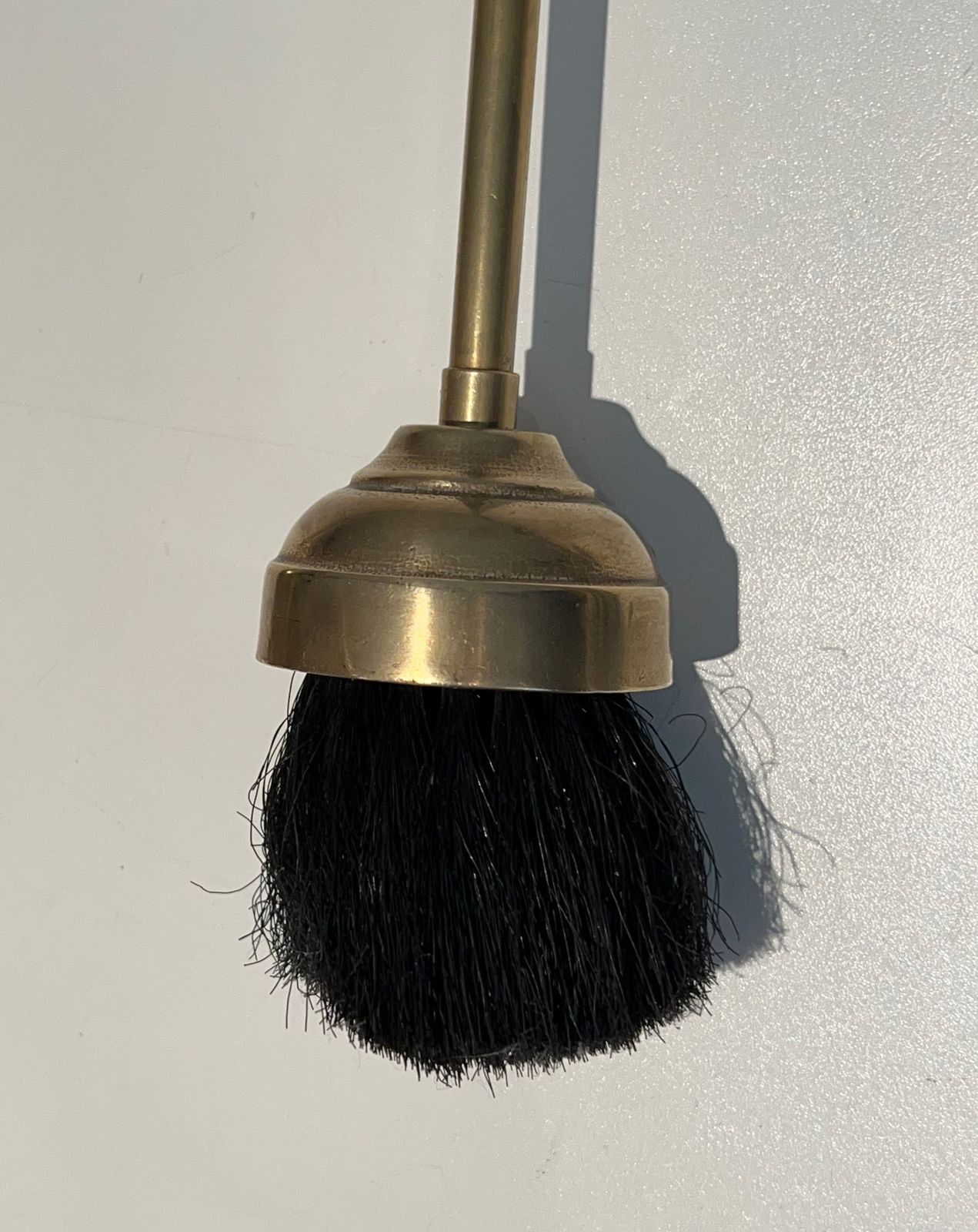 photo for sale Brass Fire Set With Duck Heads In The Style Of Maison Jansen