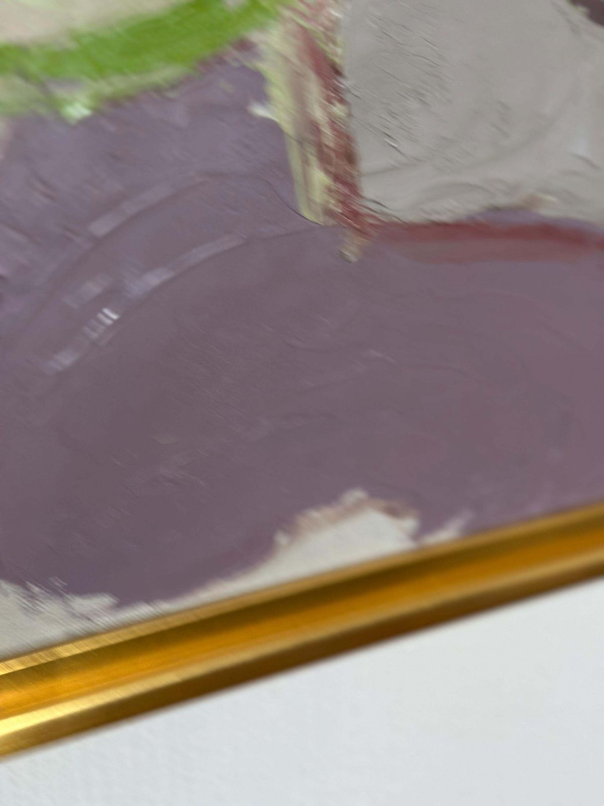photo buy Original Swedish Oil On Canvas – “Waves Of Color” By Rolf Magnusson – Vintage & Framed – 68 × 78 Cm (26.8" × 30.7")