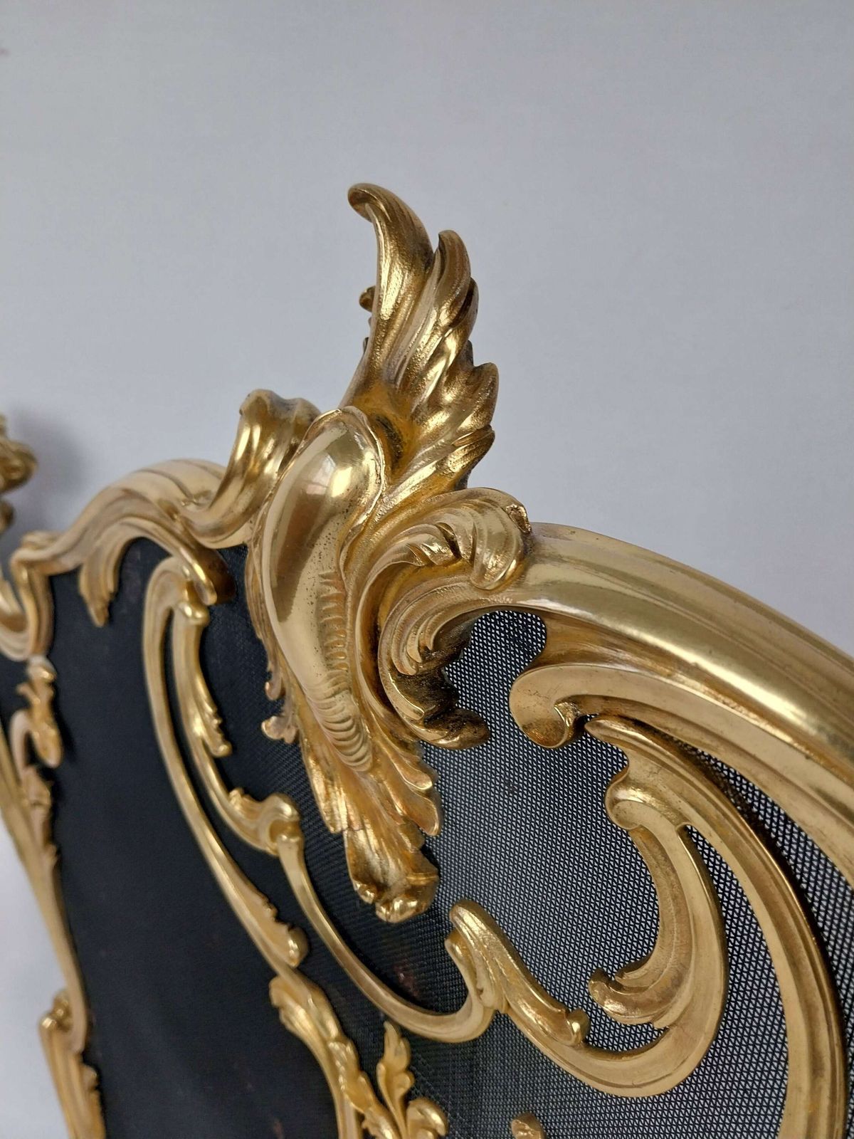 A Fine 19th Century French Gilt Bronze Fire Screen By Bouhon Frères photo for sale