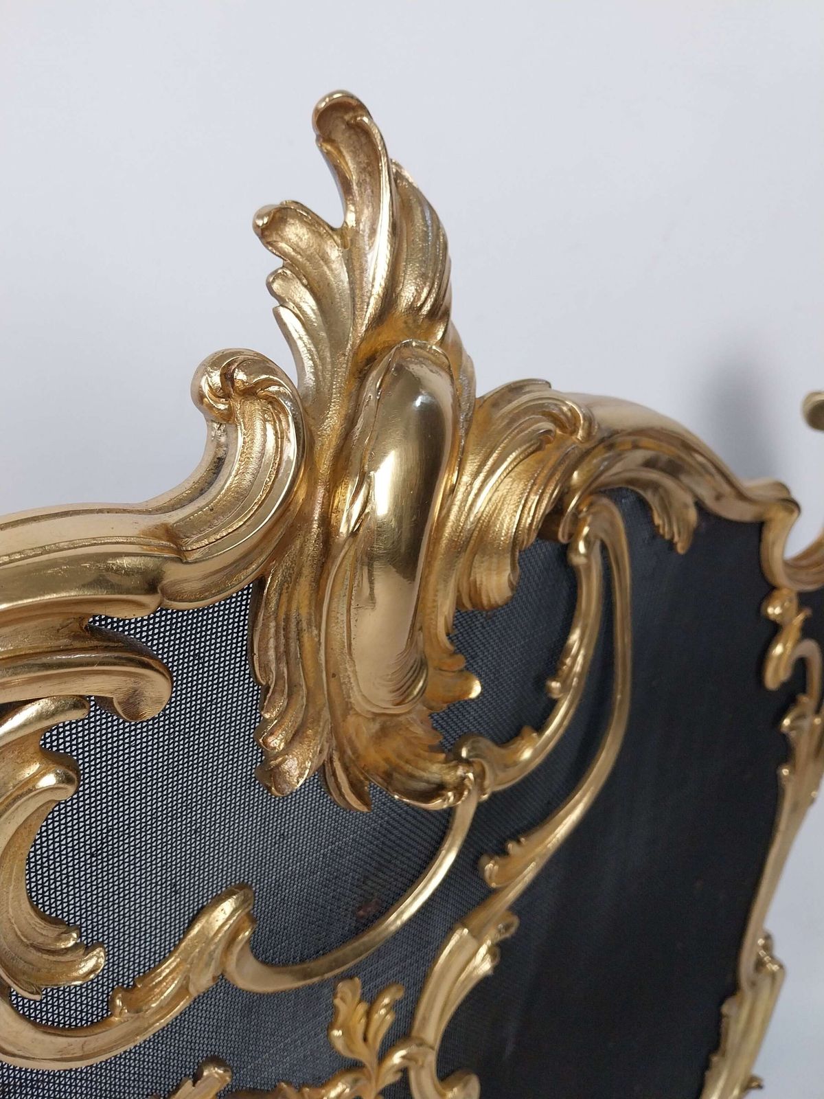 A Fine 19th Century French Gilt Bronze Fire Screen By Bouhon Frères photo Home Fixtures