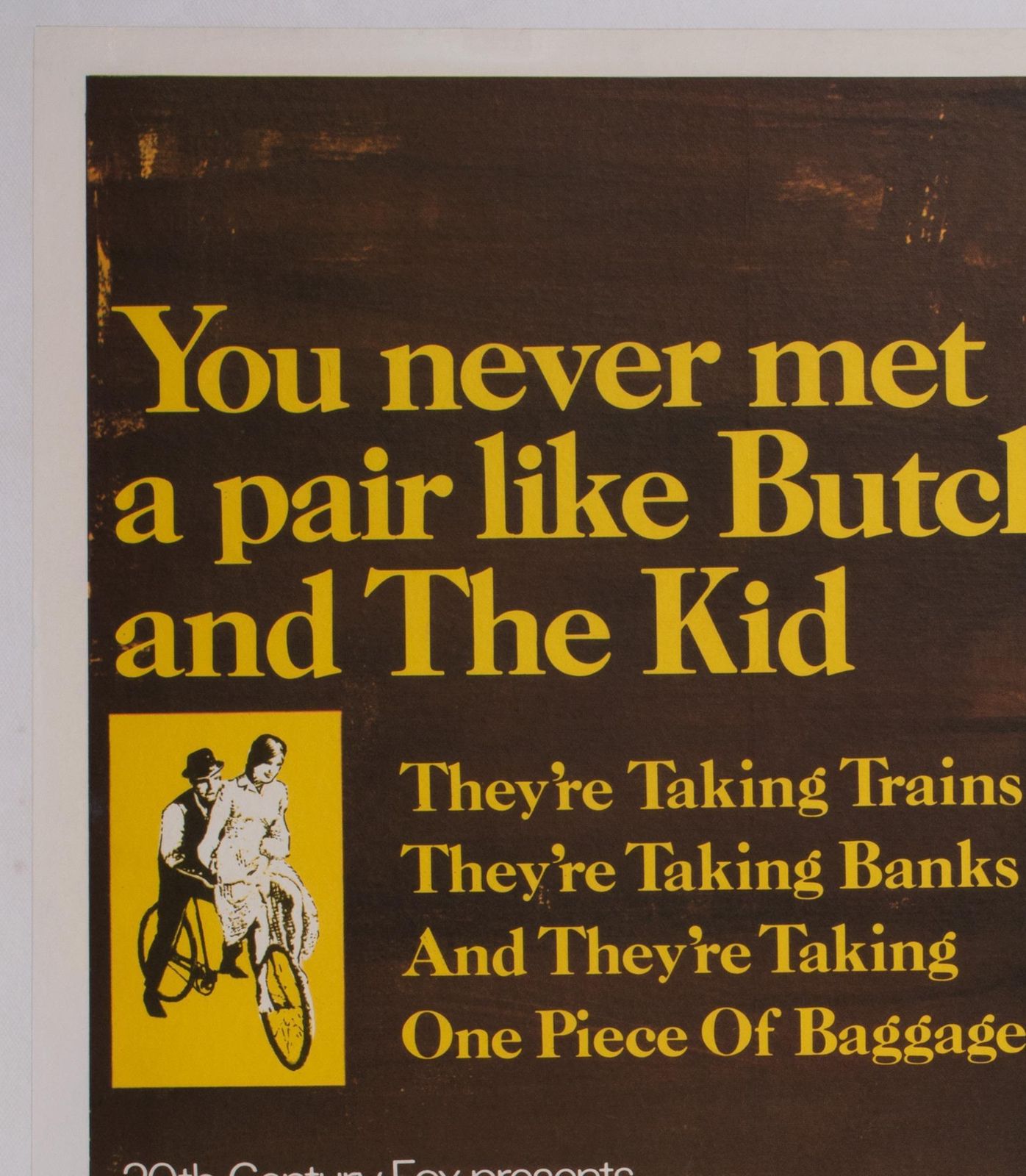 Butch Cassidy And The Sundance Kid Uk Film Movie Poster, Tom Beauvais, 1969 photo for sale