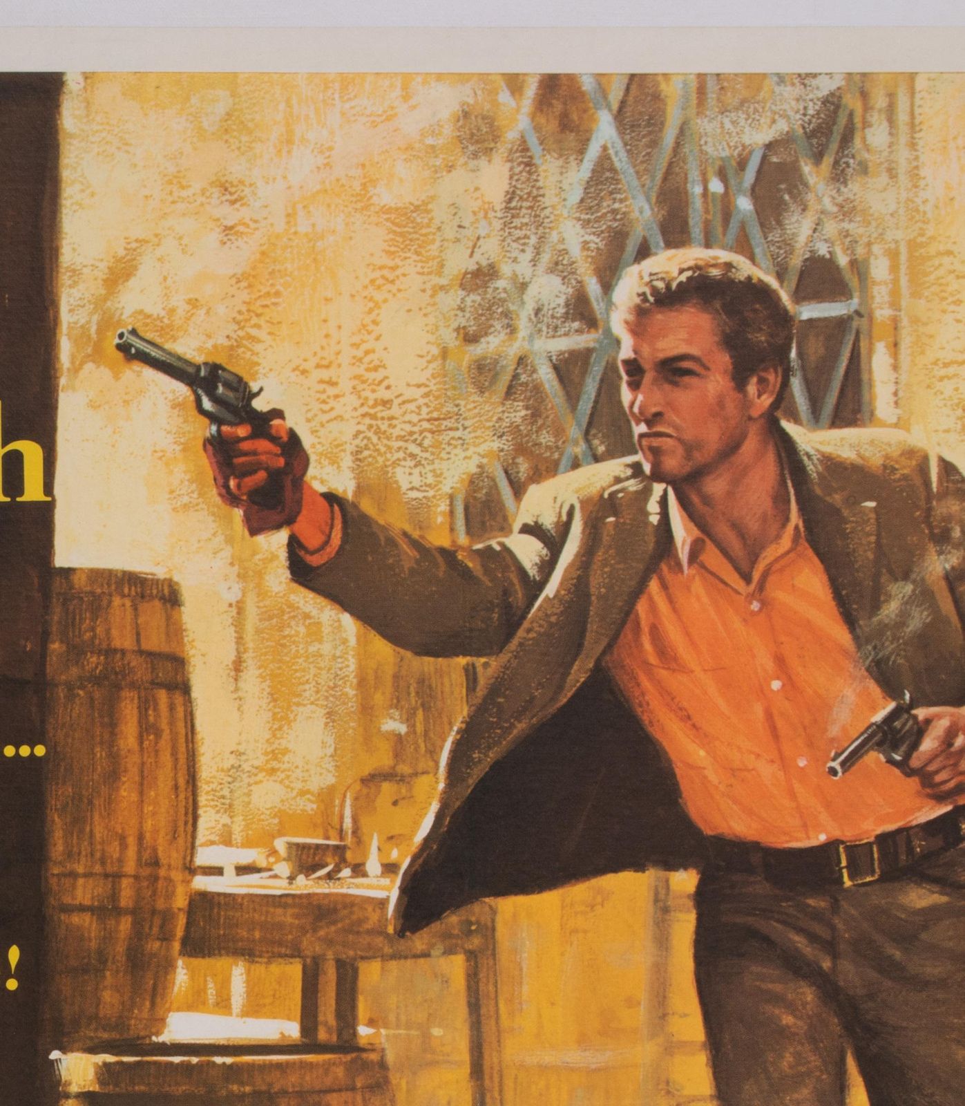 Affiche de cinéma britannique Butch Cassidy And The Sundance Kid, Tom Beauvais, 1969 photo Art