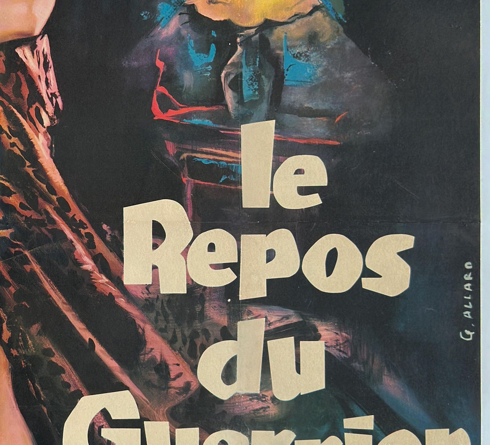 Love On A Pillow 1962 French Grande Film Poster, Georges Allard photo vinterior