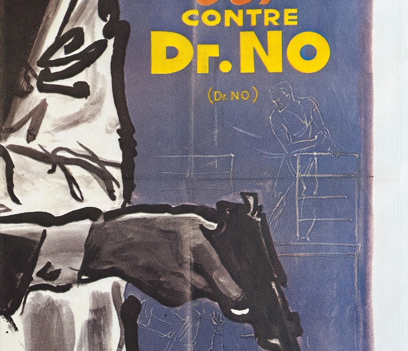 DR. No R1970s French Grande Film Poster photo vinterior