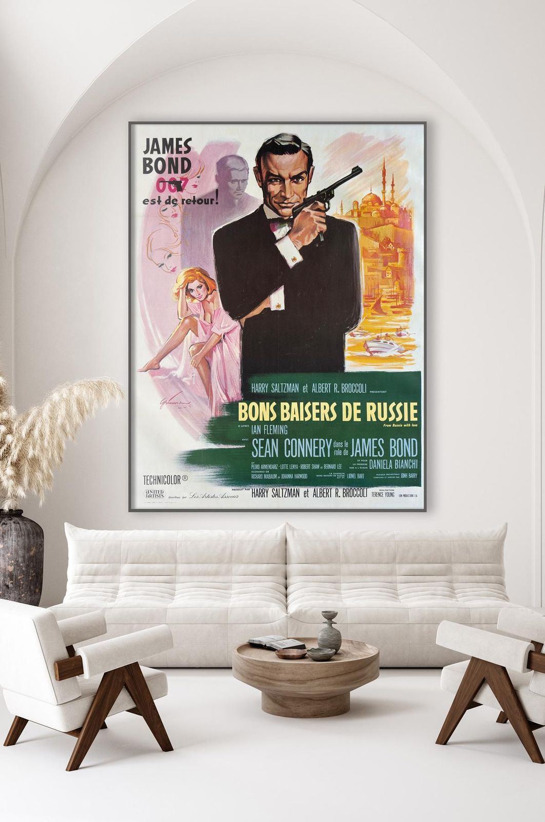 From Russia With Love, jaren 1970, Franse Grande filmaffiche, Boris Grinsson photo furniture