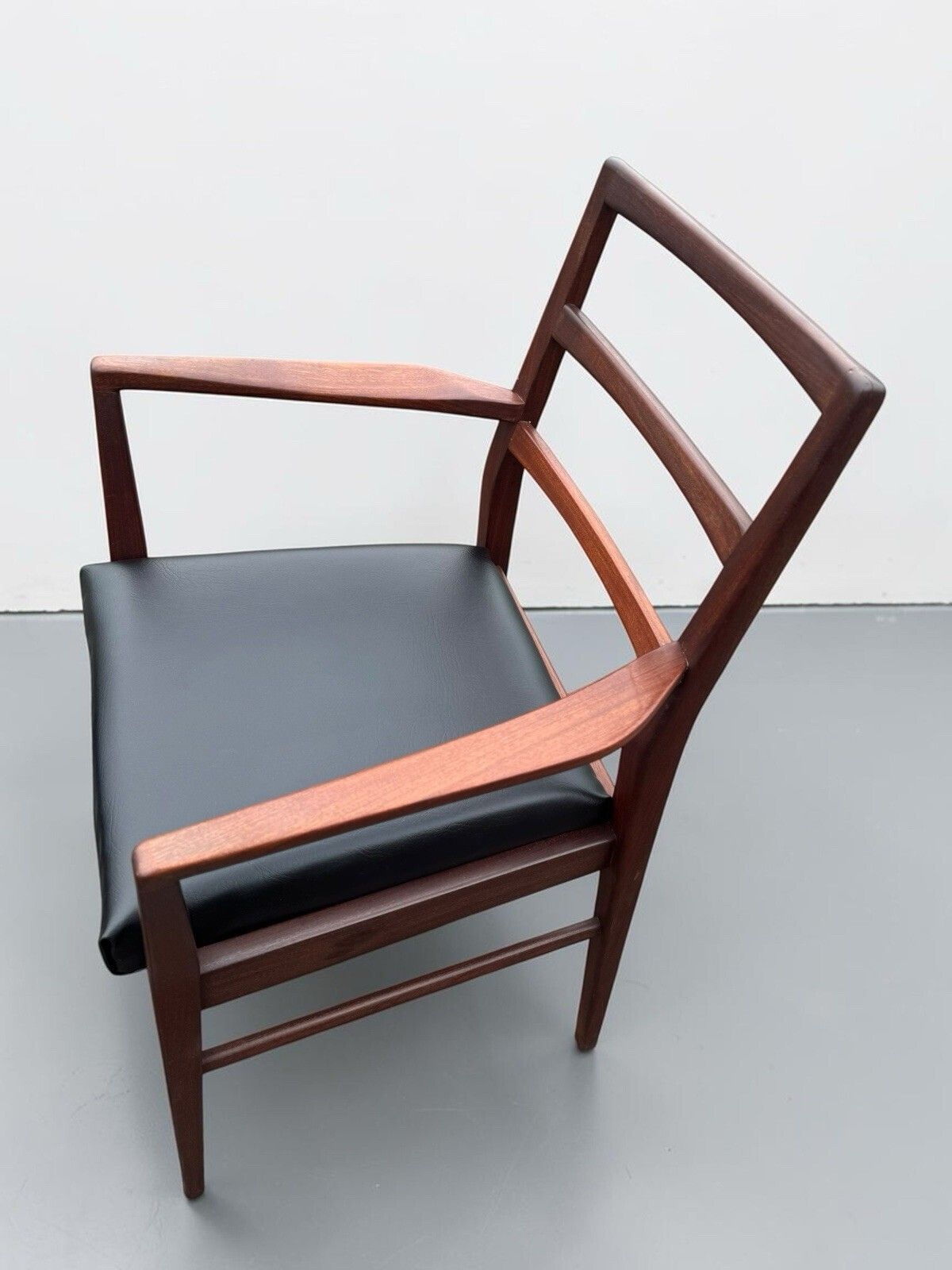 photo buy Set Of Six Richard Hornby For Heals Solid Afromosia Dining Chairs Retro C1960s