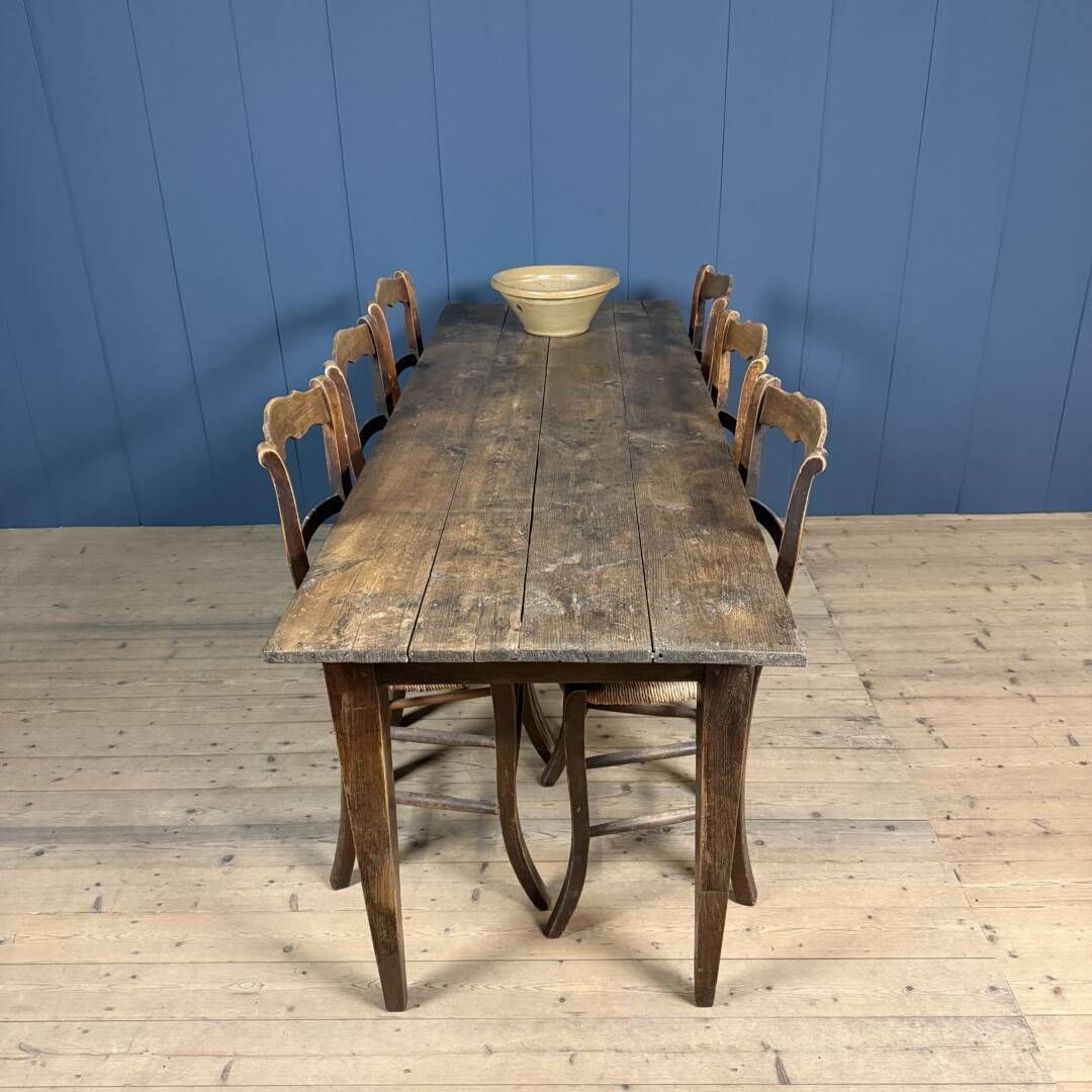 Rustieke Franse Eiken Boerentafel photo furniture