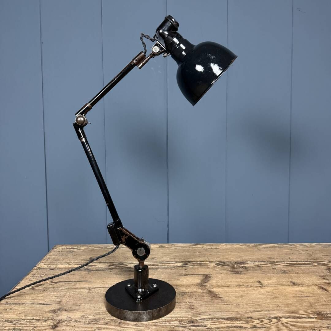 Zwarte Rademacher Tafellamp Met Emaille Kap photo furniture