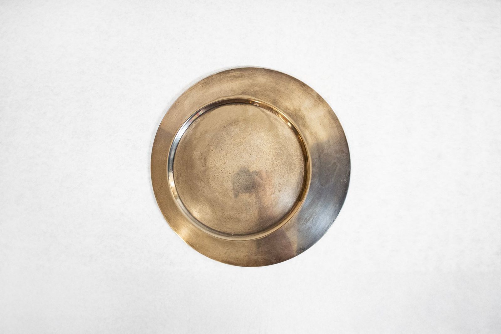 Verzilverd Metalen Bord Uit De Contemporary Shapes Serie Van Gio Ponti Voor Cleto Munari, Jaren 1970 photo furniture