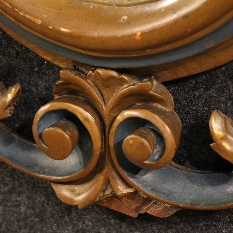 Décoration Miroir de style Louis XV laqué et doré, Italie, XXe siècle photo