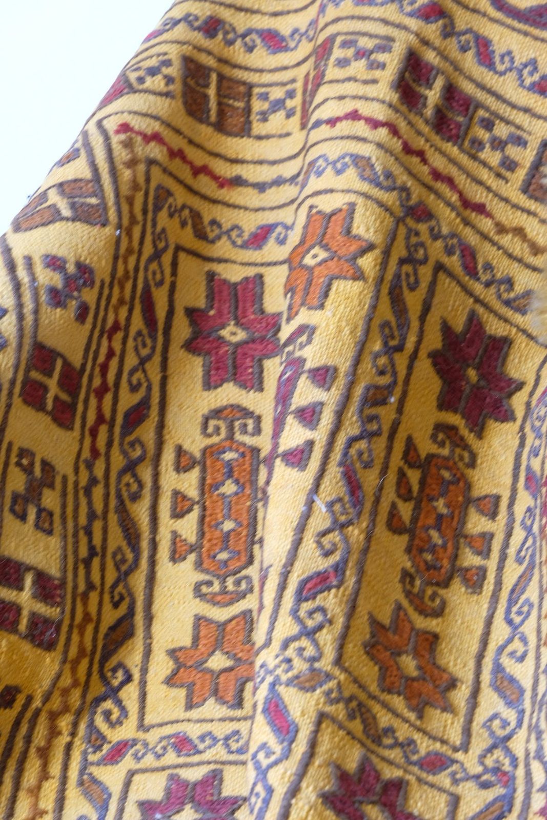 Textiles Antique Anatolian Kilim Rug, Central Turkey, Circa Early 1900s photo