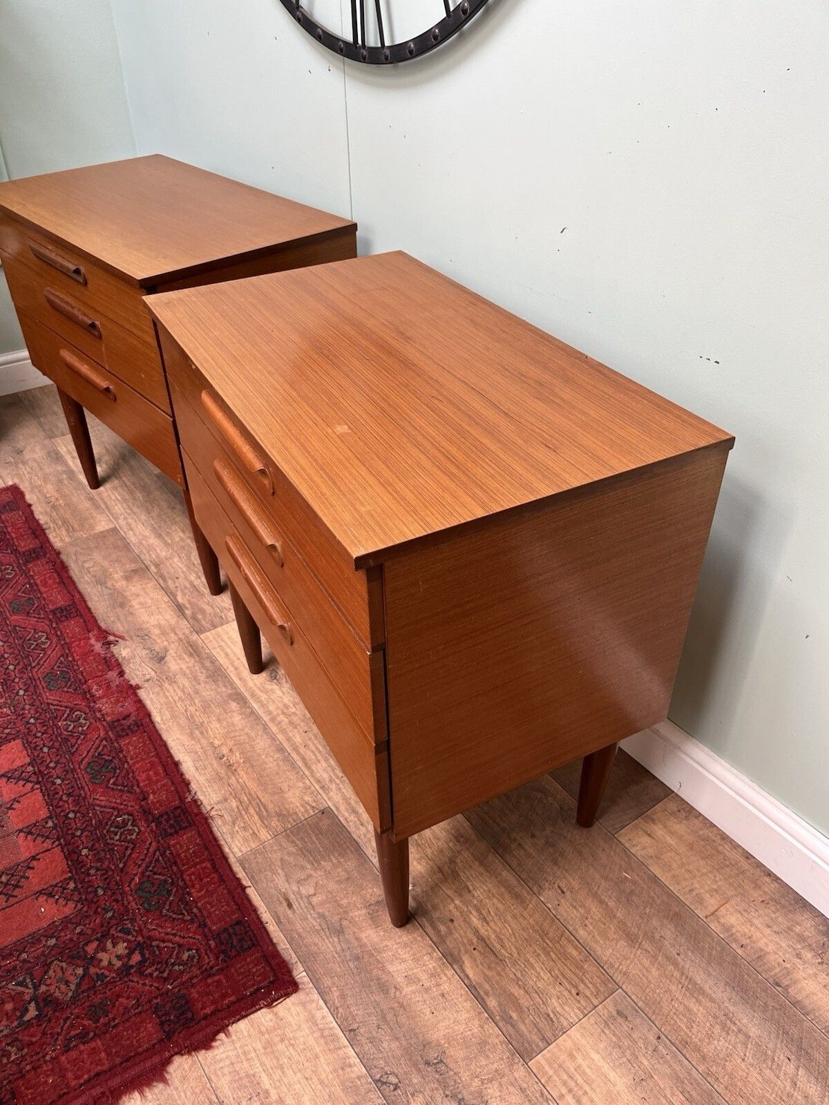 Stunning Pair Of Mid Century Retro Teak Chest Of Drawers, Gplan Danish Style photo furniture