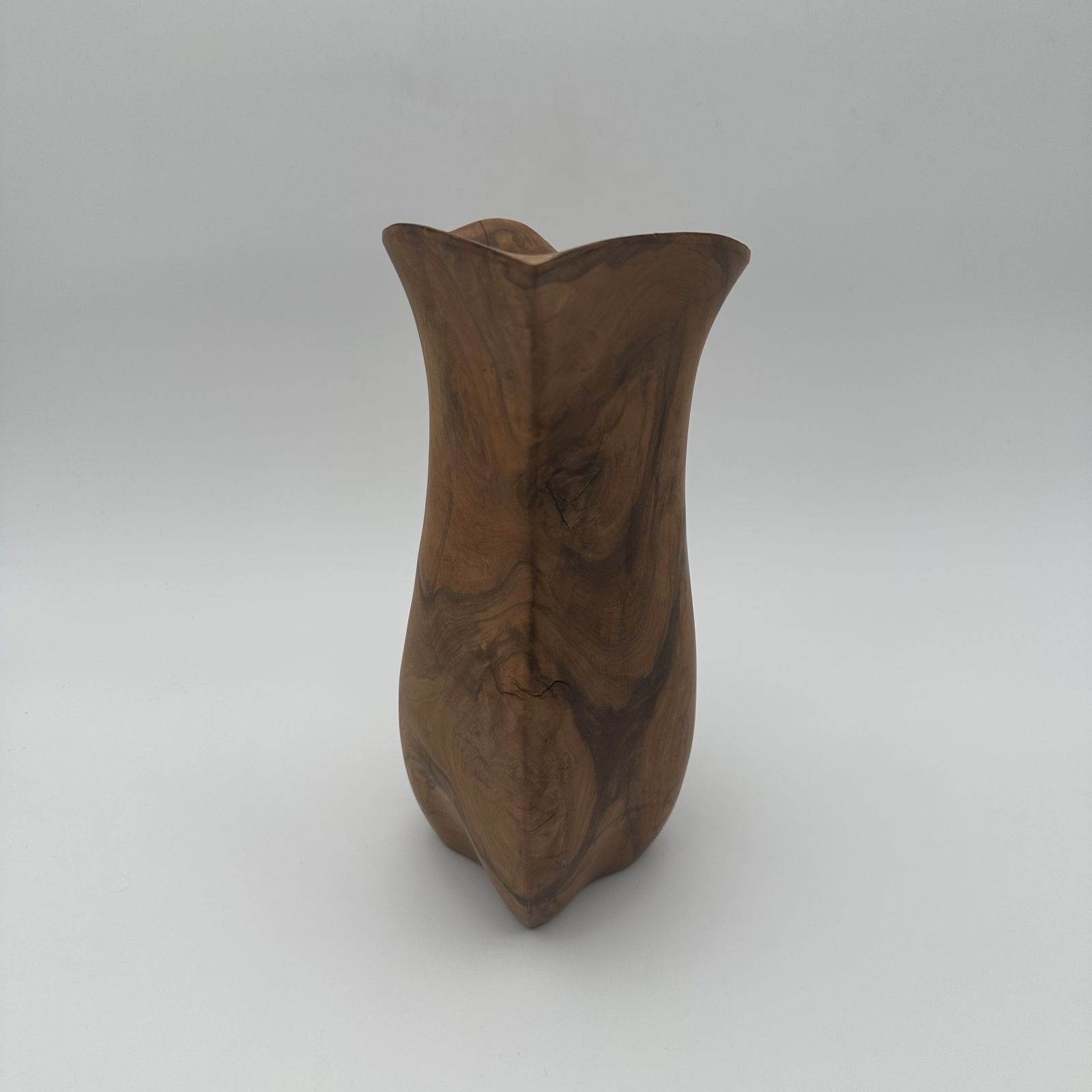 Sculptural Wooden Pitcher, In The Style Of Alexandre Noll – French Work, 1950s photo 480.0