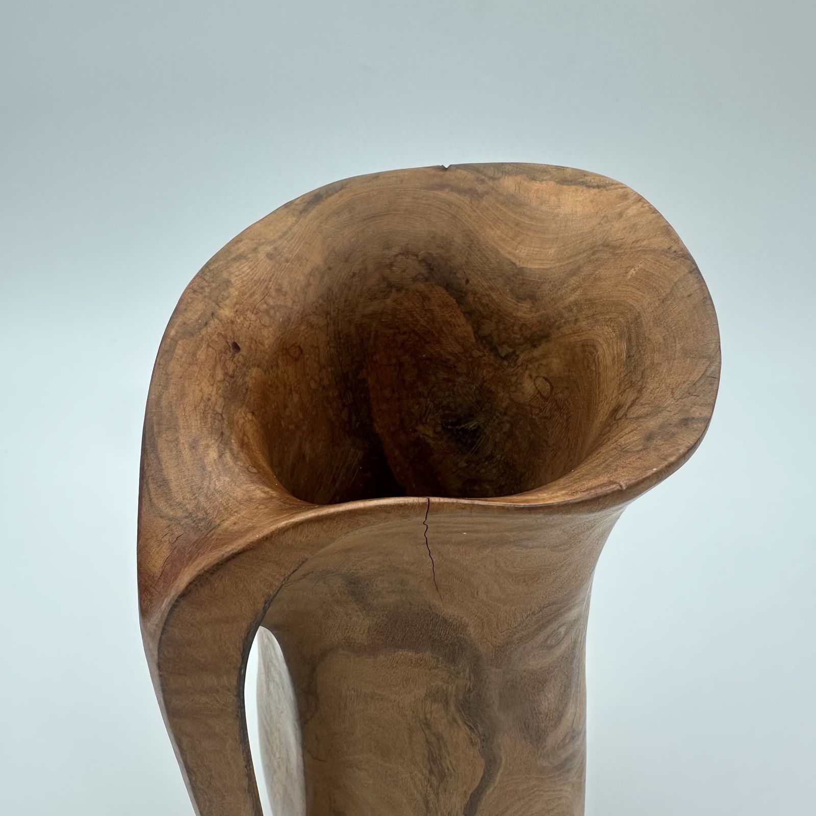 Sculptural Wooden Pitcher, In The Style Of Alexandre Noll – French Work, 1950s photo buy