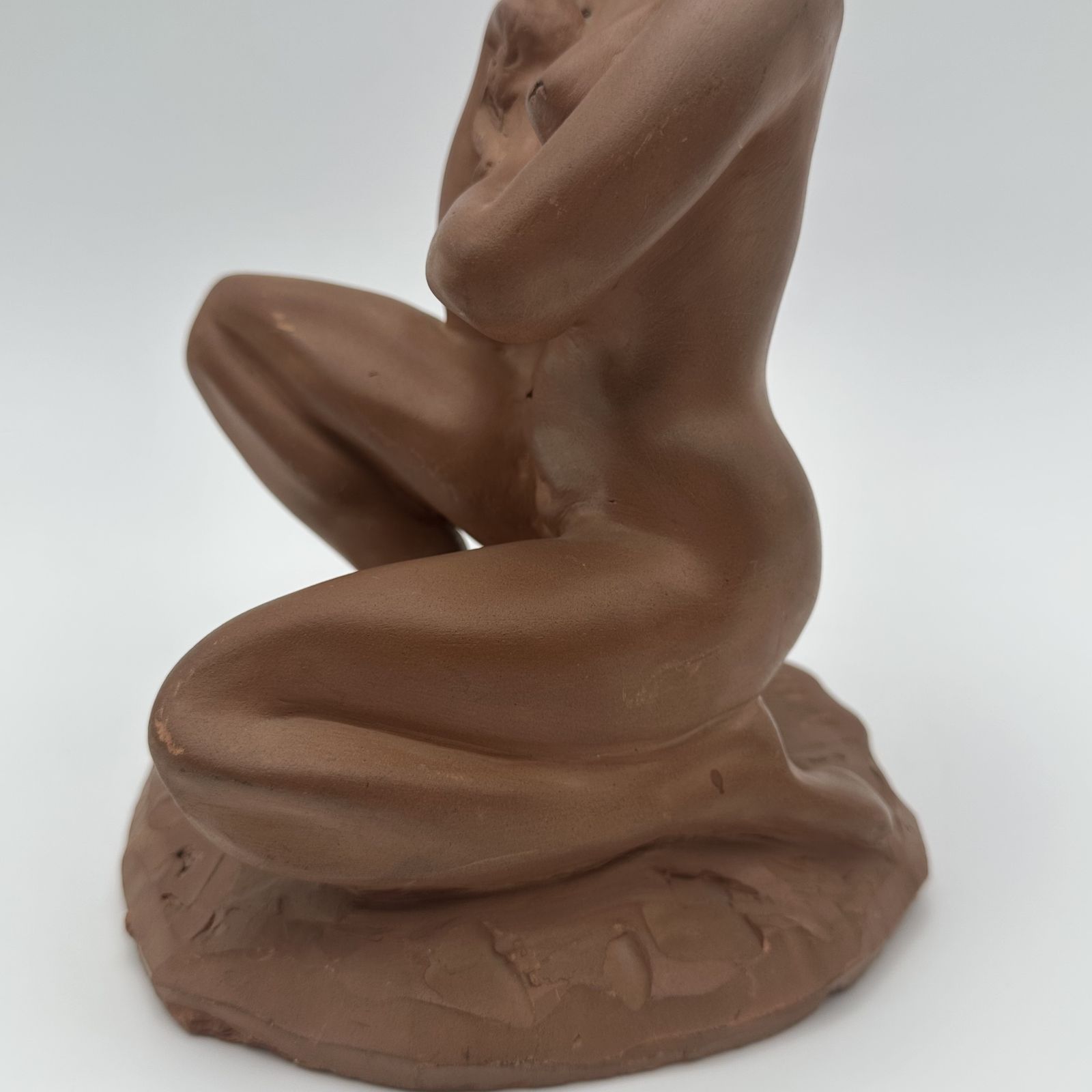 Home Decor Terracotta Statue Of A Nude Woman – Signed N. Hottot, 20th Century photo