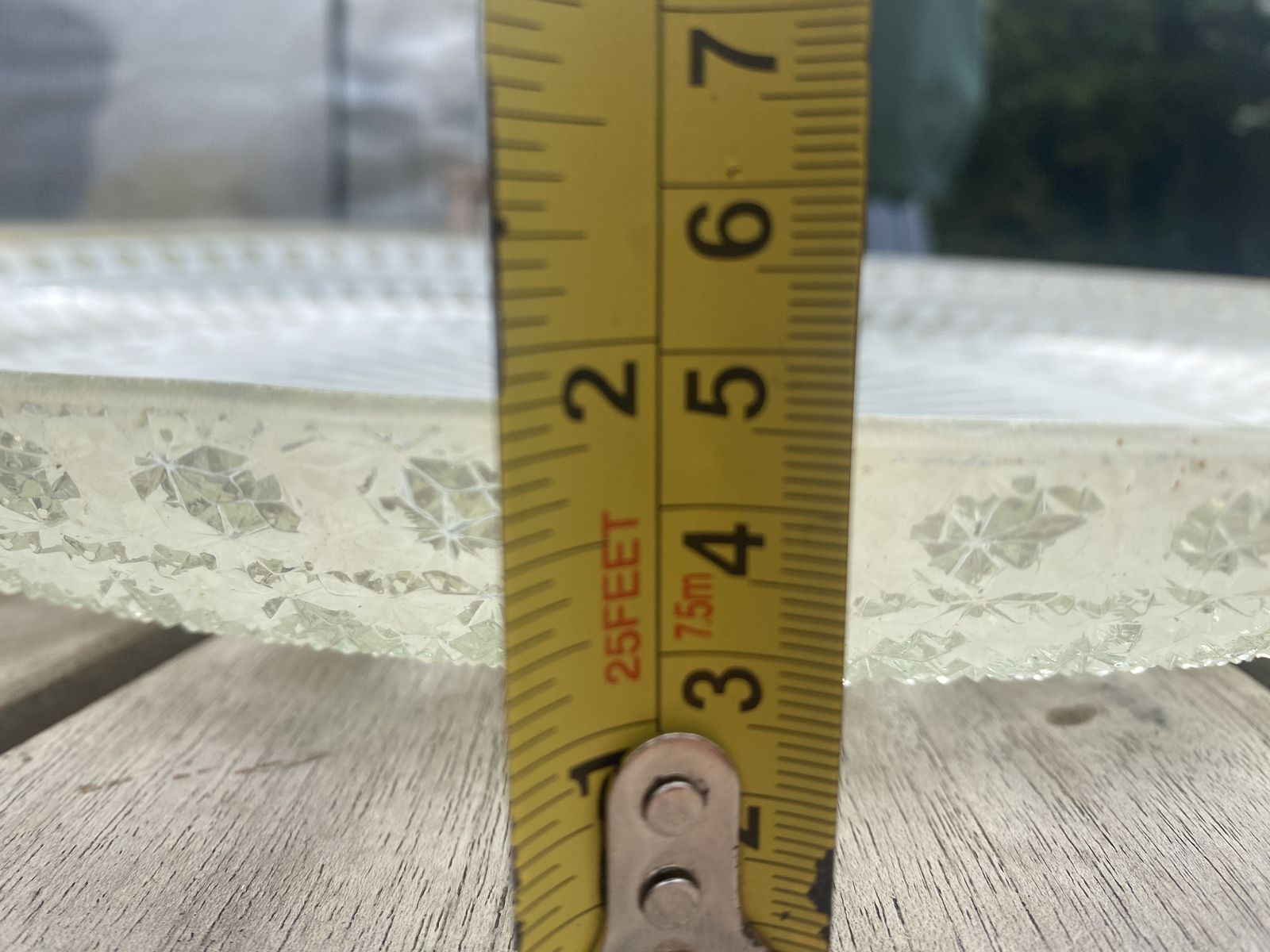 90.0 Mid Century Hanging  Pendant Indented Frosted Glass. photo
