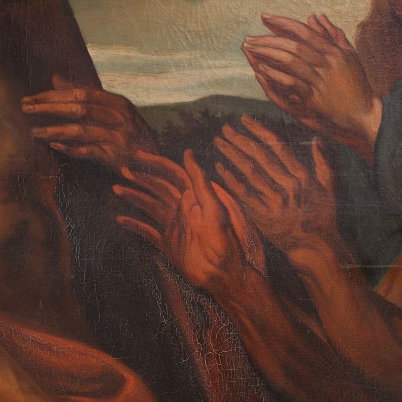 3300.0 Tableau flamand du XIXe siècle, Le Christ pardonnant aux pécheurs repentants photo