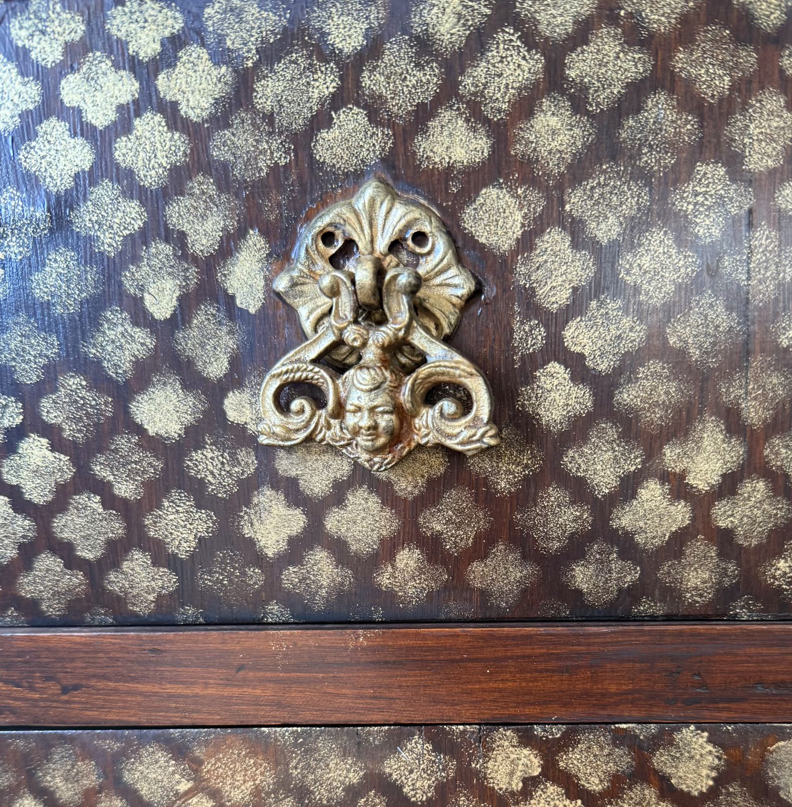 Antique Patterned Chest Of Drawers photo for sale