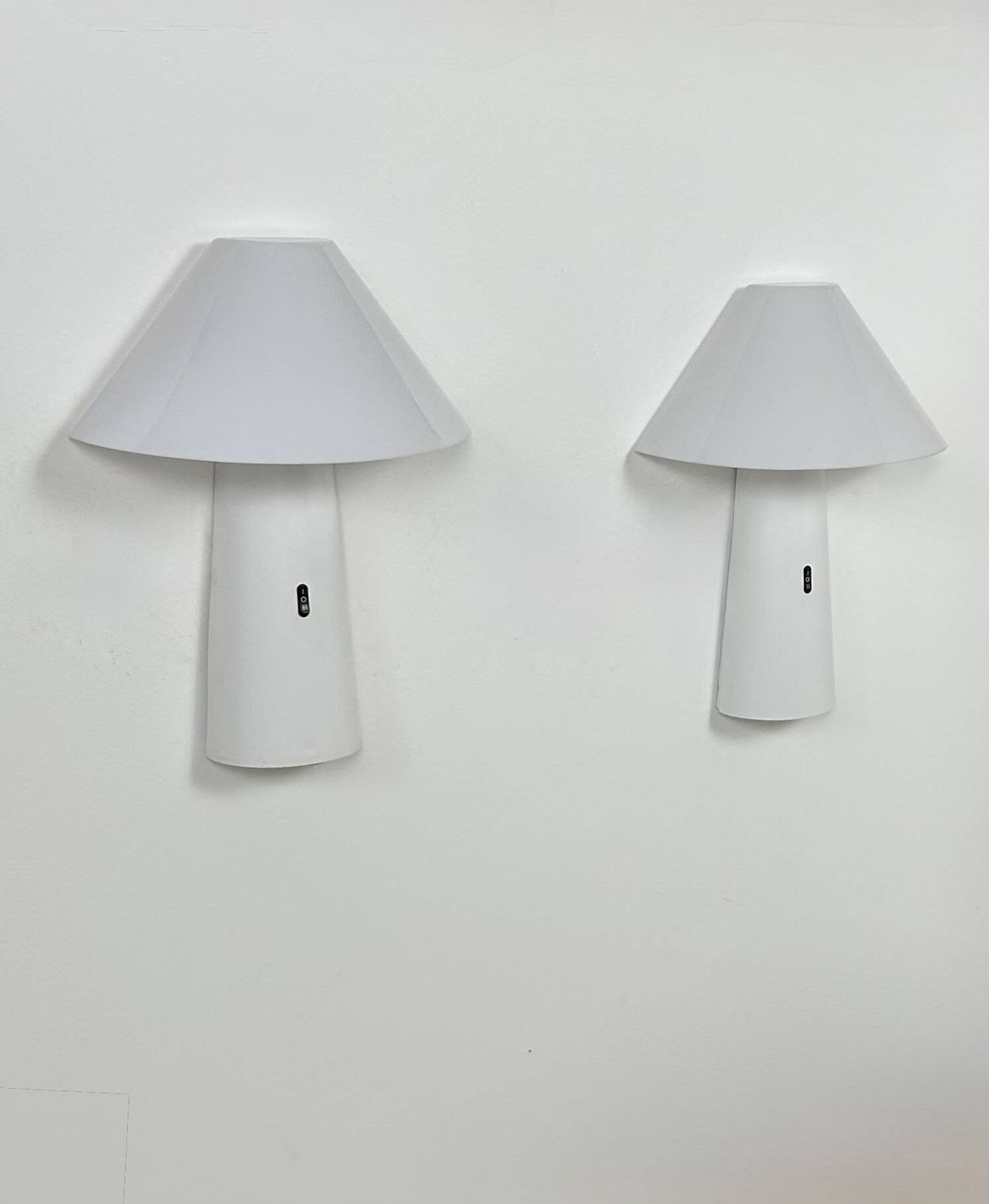 Pair Of Vintage Wall Lights, Arlus Model Ibiza, Metal And Perspex, France 1970. photo vinterior