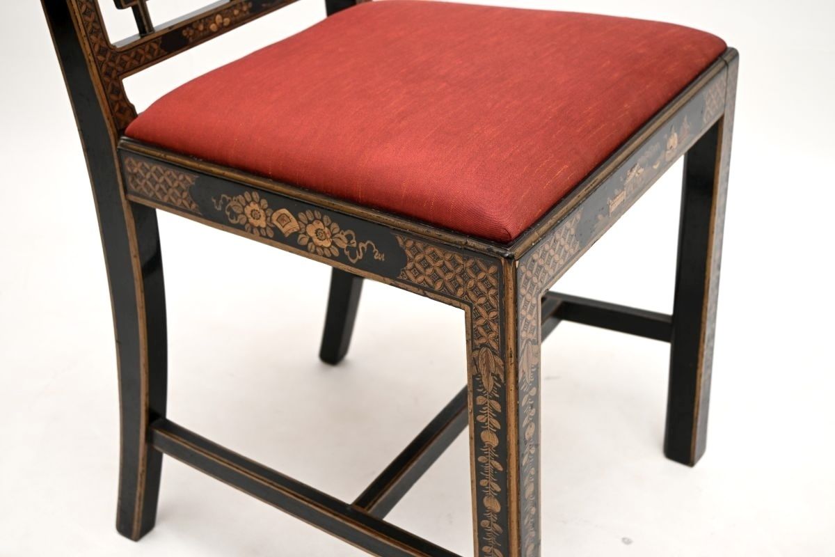 Antique Lacquered Chinoiserie Chair photo buy