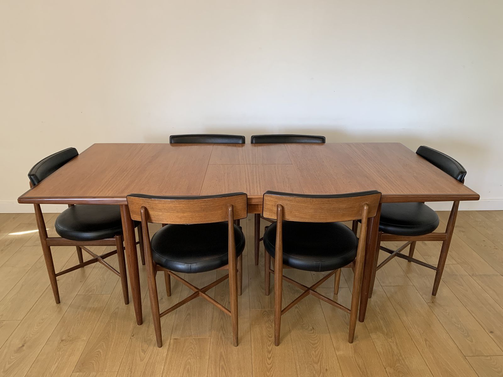 photo furniture Restored G Plan Fresco Extending Table & 6 Or 8 Victor Wilkins Dining Chairs