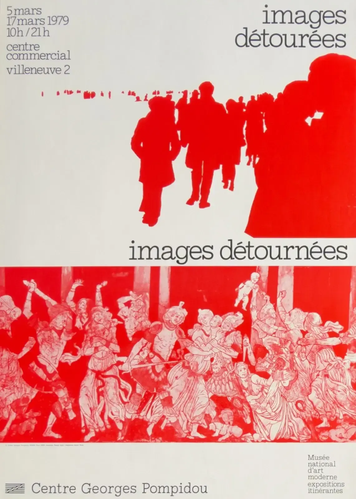 Pop Art Poster, Figurative Style, Cut Out Images, Altered Images, Pascal Guth, 1979