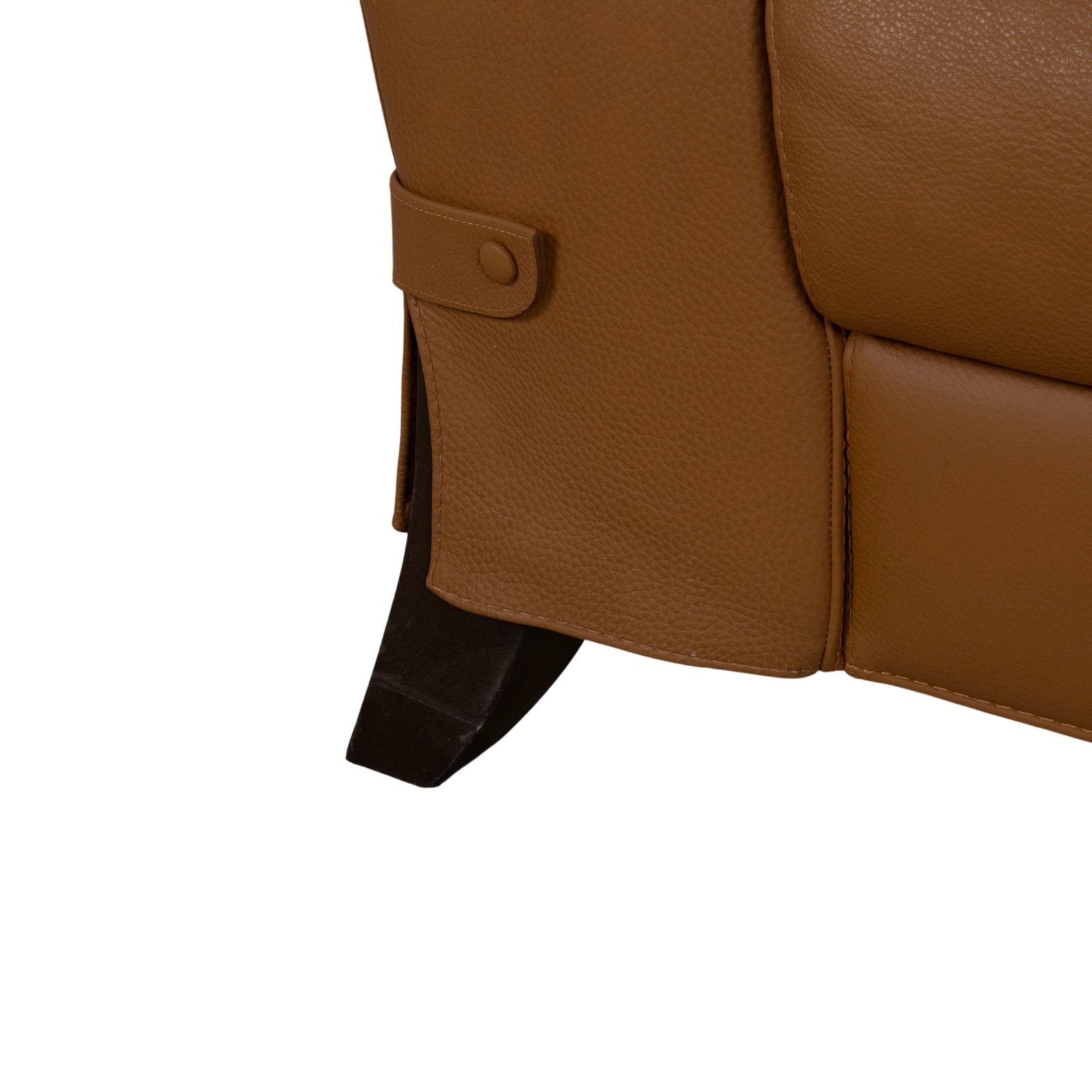 Natuzzi Leather Two Seater Brown Cognac Sofa photo 2123.0