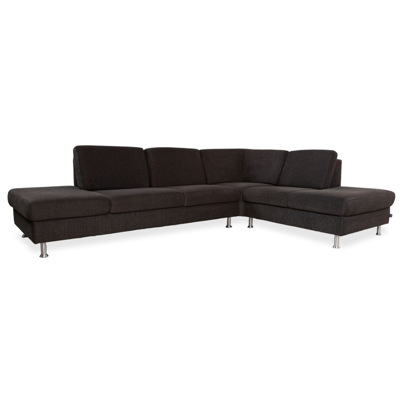 Ewald Schillig Flex Plus Stof Hoekbank Grijs