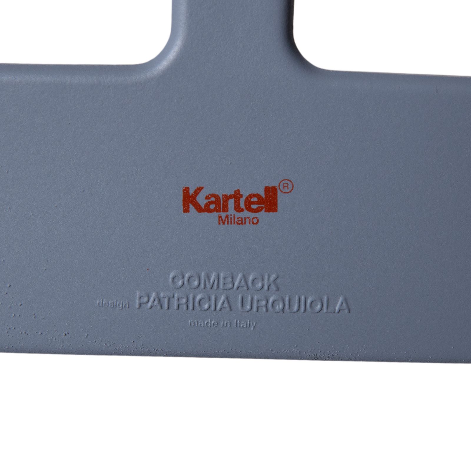 Furniture Kartell Comeback Rocking Chair Wood Plastic Blue Patricia Urquiola photo