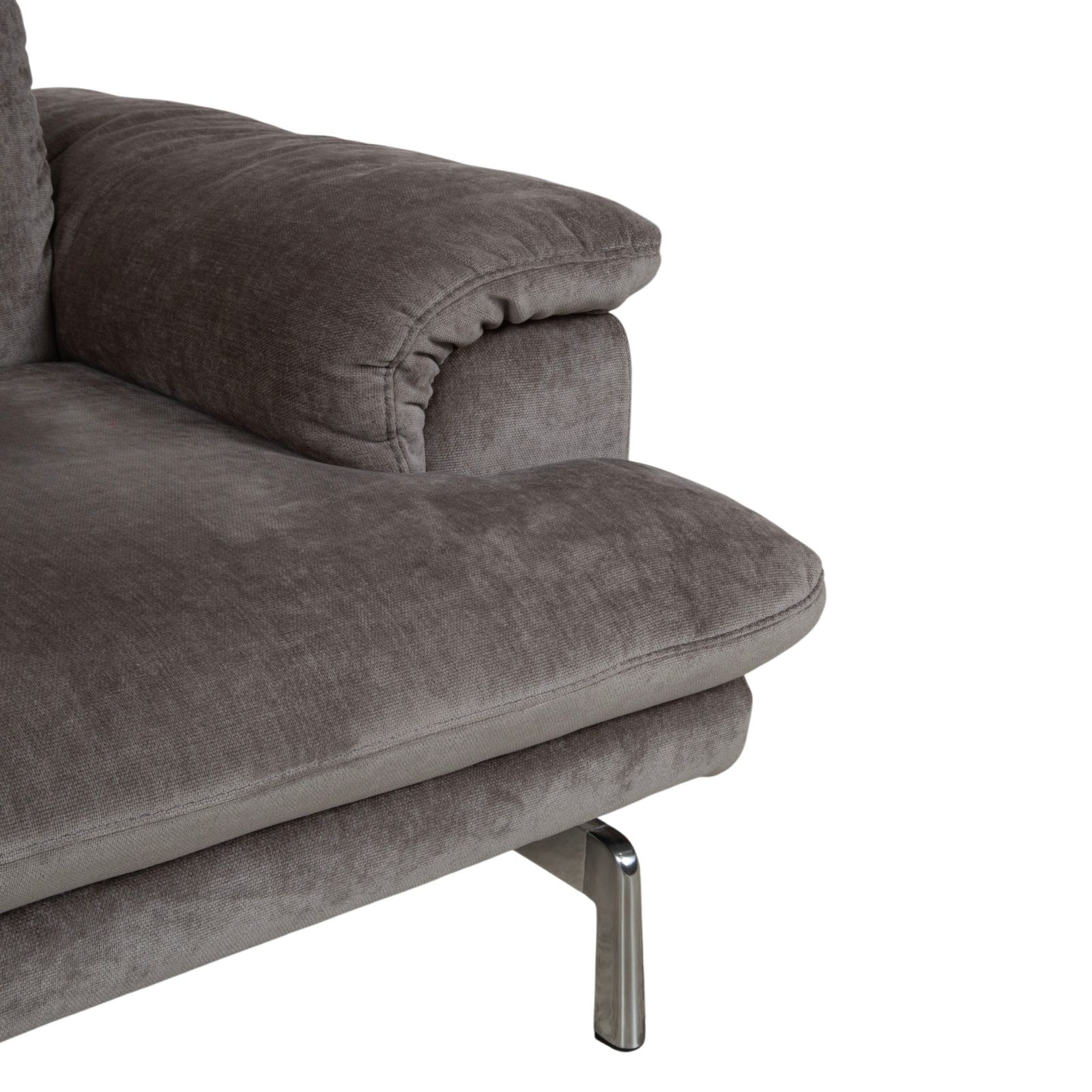 photo furniture Joop 8153 Fabric Four Seater Grey Manual Function Sofa
