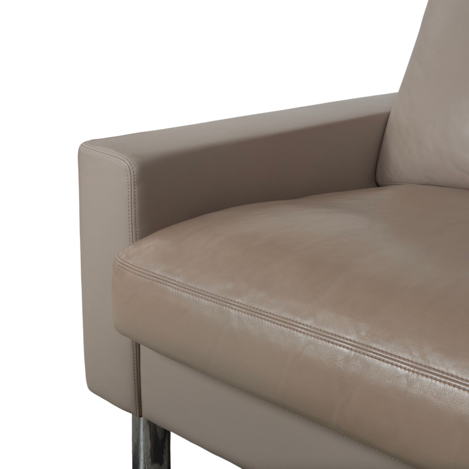 Canapé 3 places Erpo CL 500 en cuir, crème beige photo Mobilier