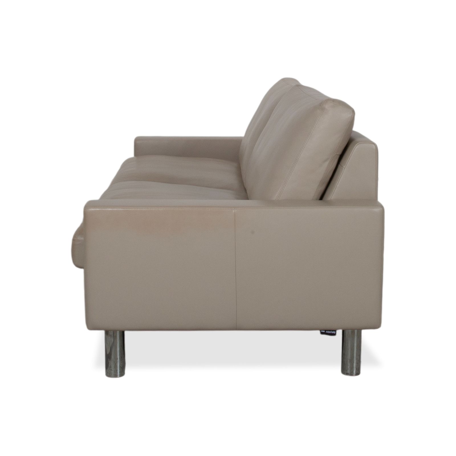 Mobilier Canapé 3 places Erpo CL 500 en cuir, crème beige photo