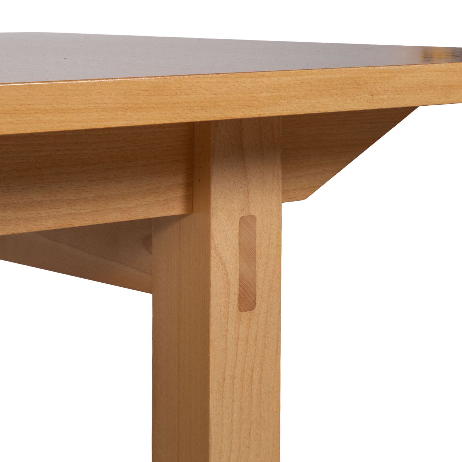 Table à manger Thonet en bois brun, extensible, 200-282 x 90 cm photo 1899.0