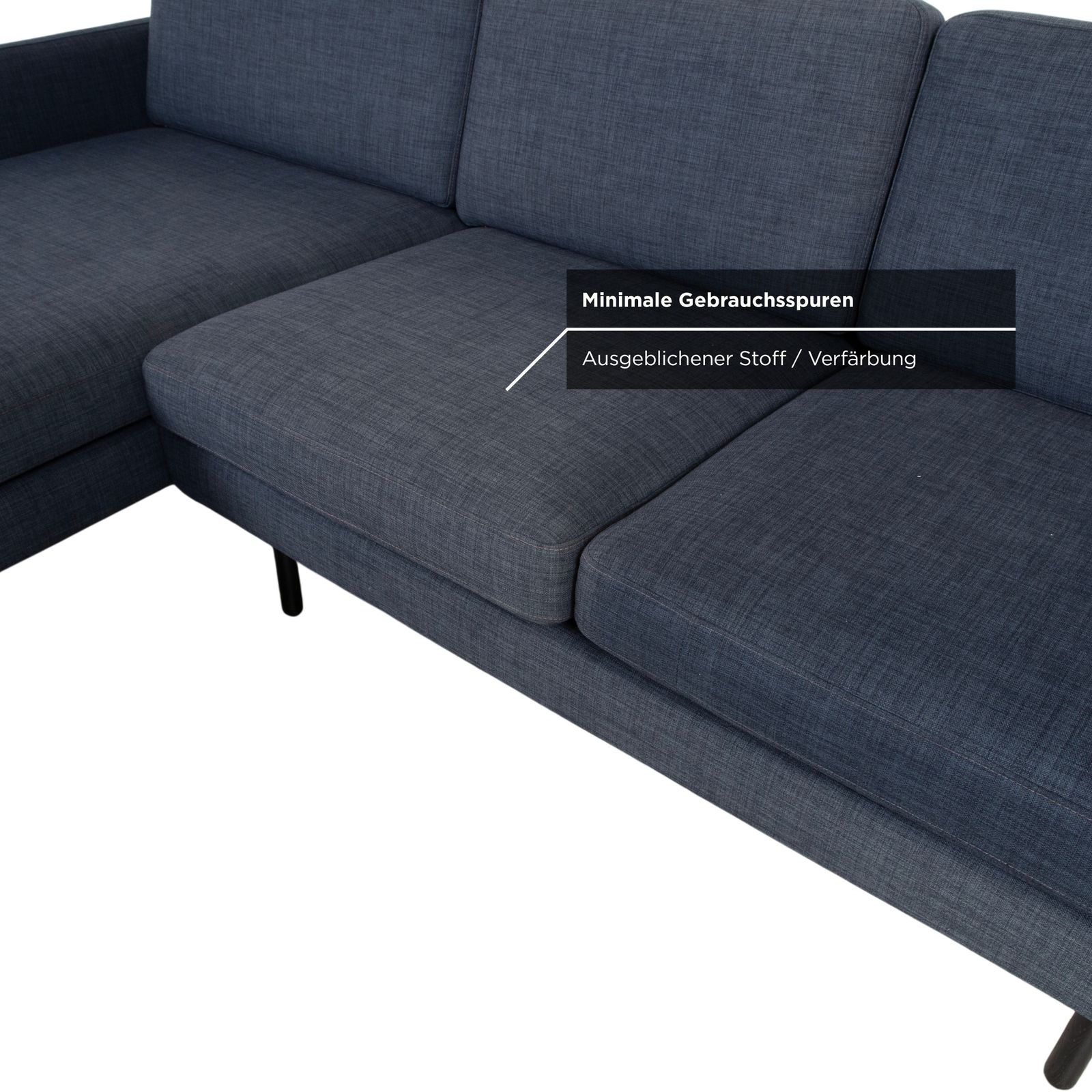 photo furniture Canapé d'angle Bolia Scandinavia en tissu bleu