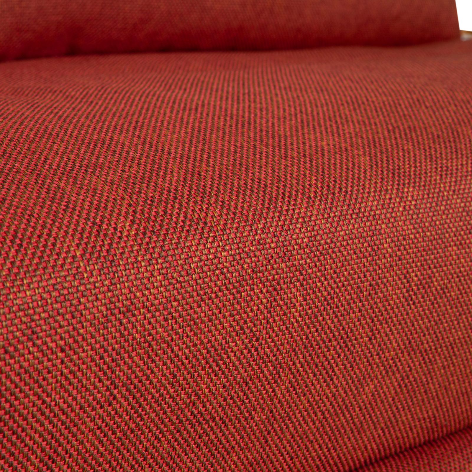 Canapé 3 places Ligne Roset Multy en tissu, rouge rouille brun, retapissé photo buy