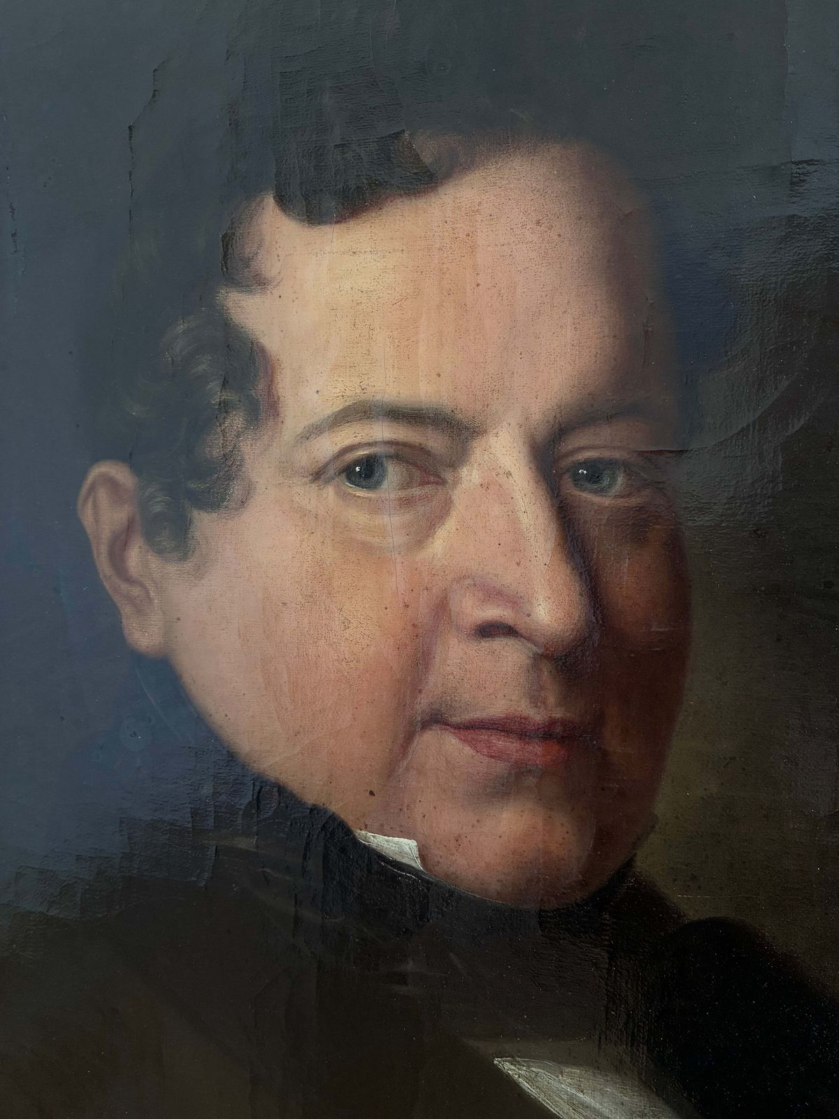 Antique Original Oil Painting Of A German Opera Tenor, Large 19th Century Portrait photo buy