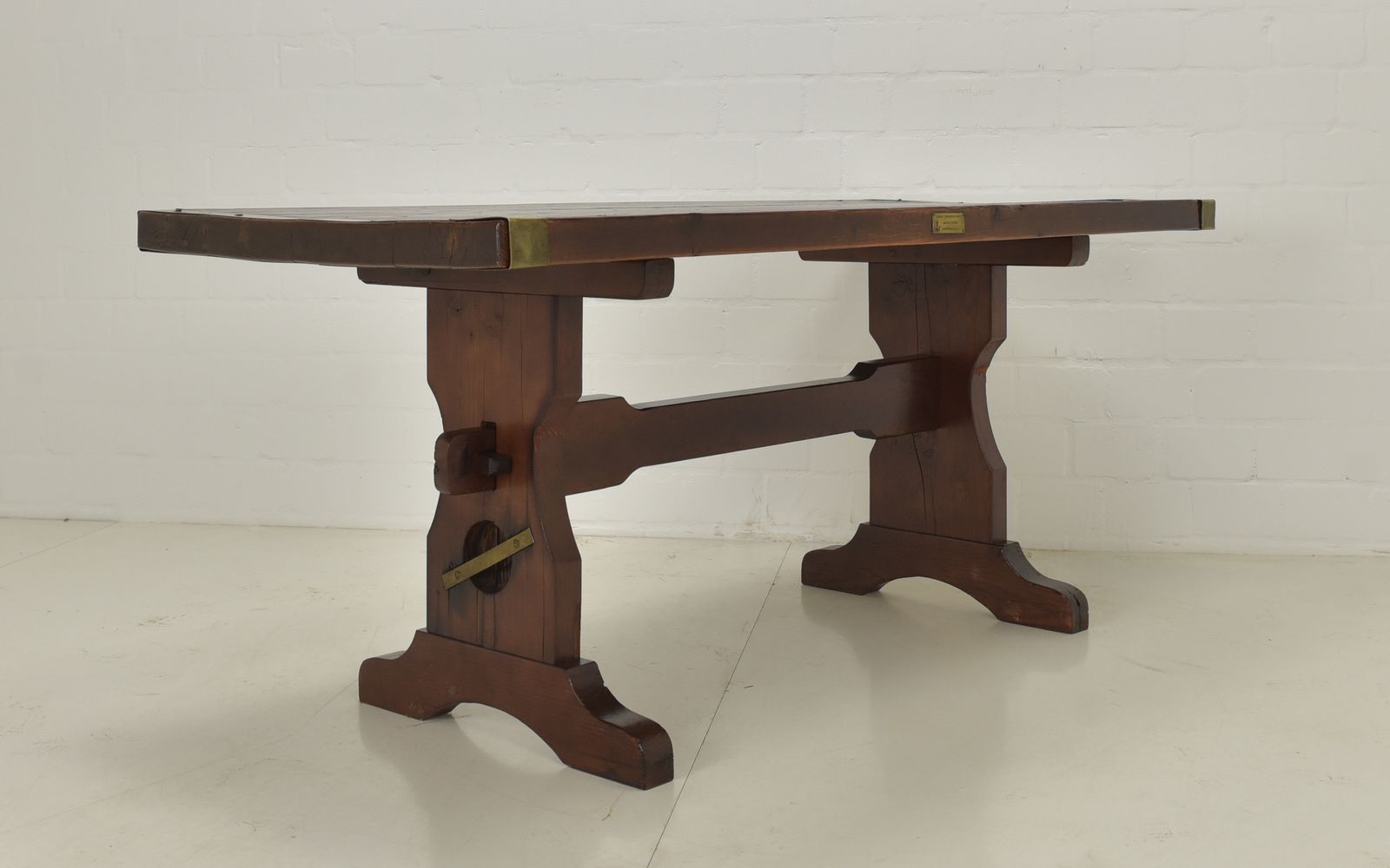 photo for sale Antique! Liberty Ship Table Made From Wwii USA Hatch Cover, Dining Table, Restored, 182x79