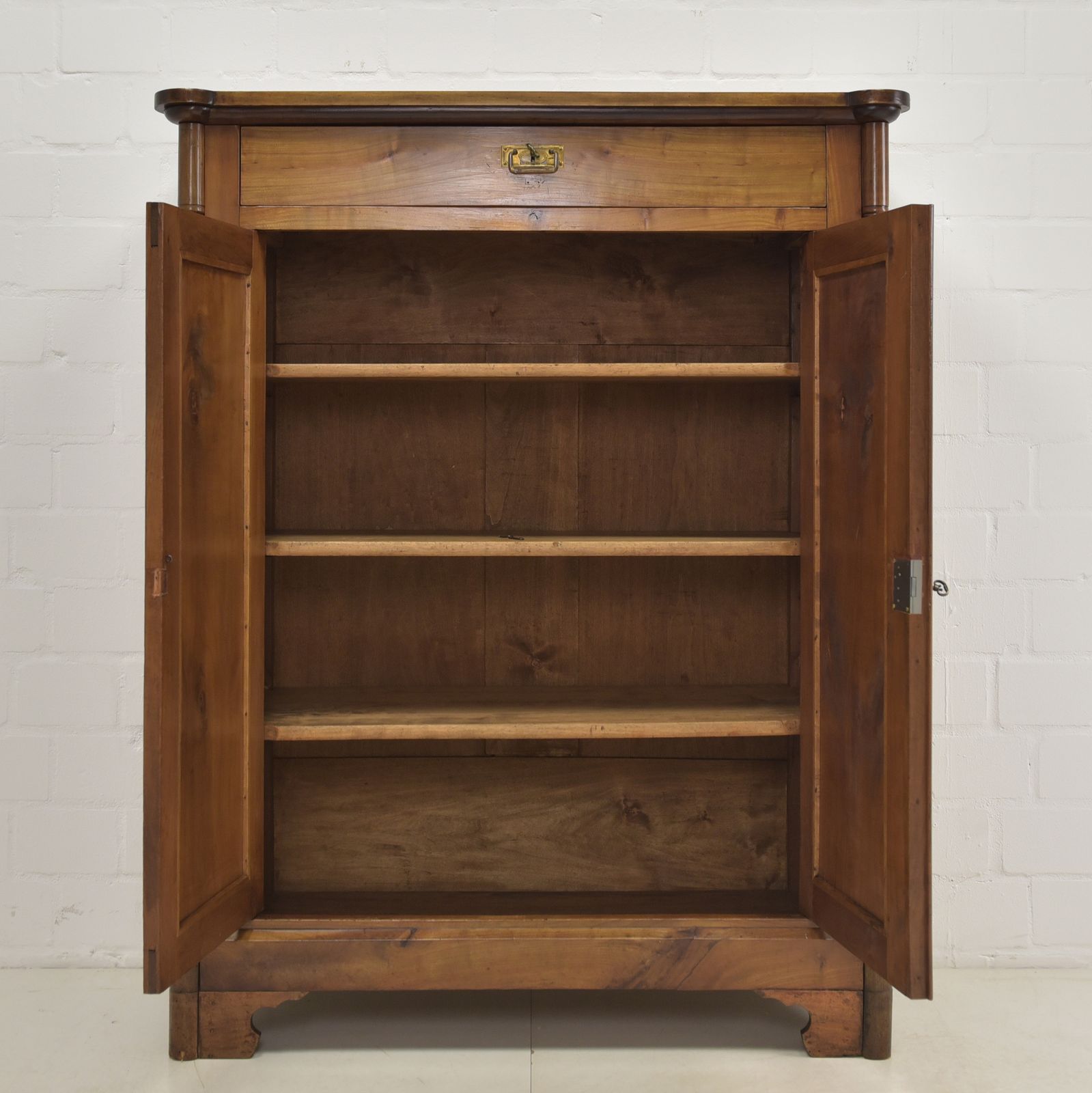 Antique! Restored Cherrywood Sideboard, Late Biedermeier, Louis Philippe Cabinet photo for sale