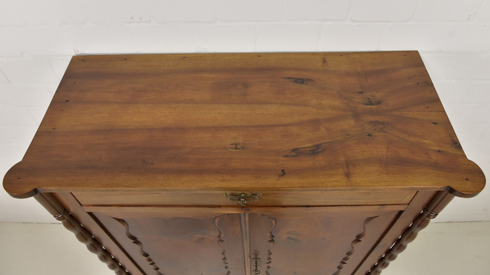Antique! Restored Cherrywood Sideboard, Late Biedermeier, Louis Philippe Cabinet photo vinterior