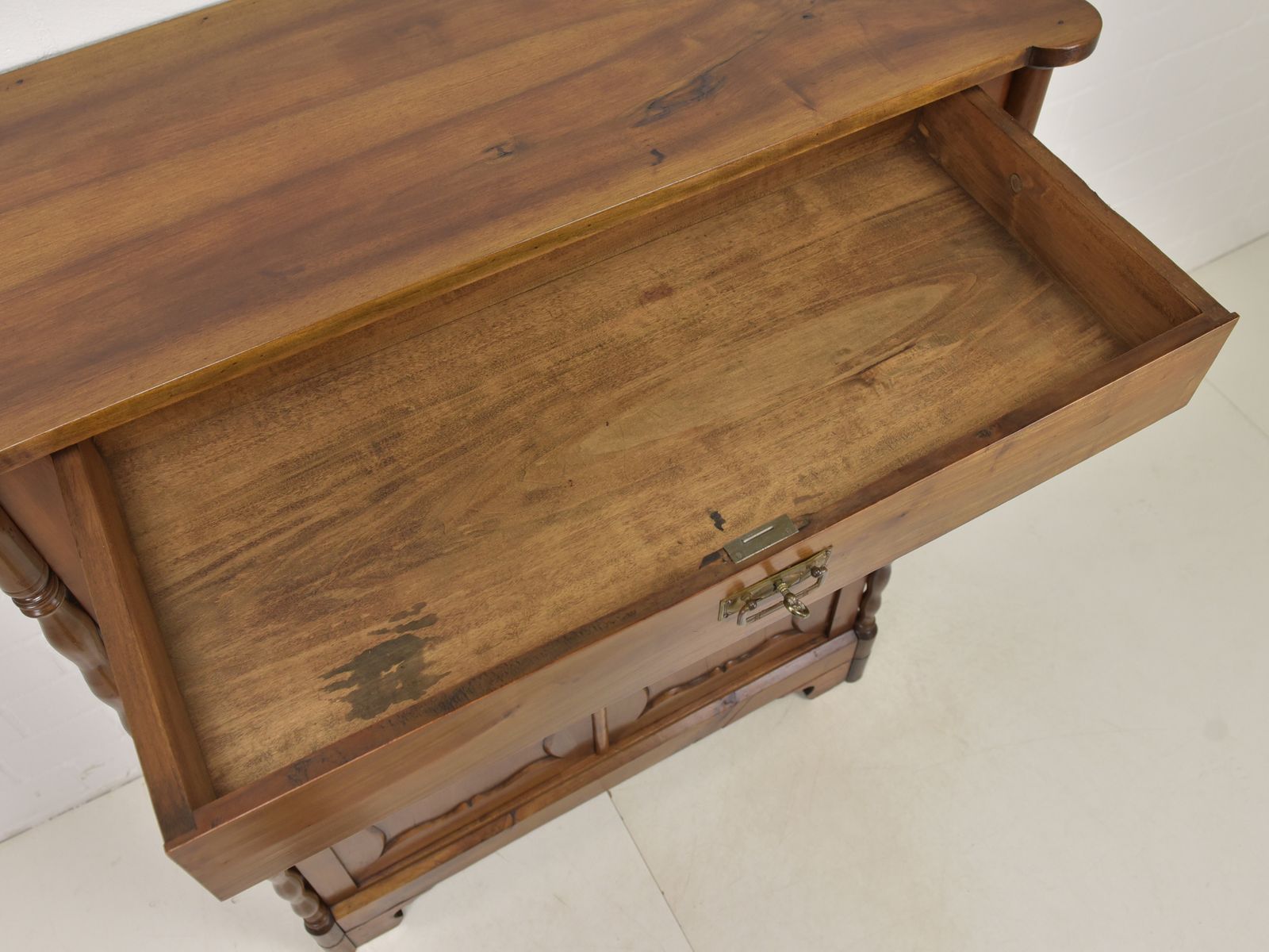 Antique! Restored Cherrywood Sideboard, Late Biedermeier, Louis Philippe Cabinet photo buy